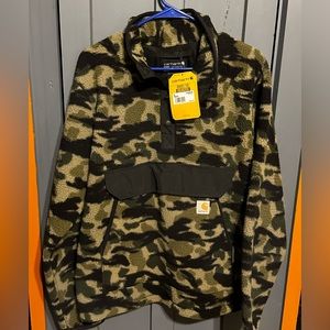 Carhartt RELAXED FIT FLEECE SNAP FRONT JACKET